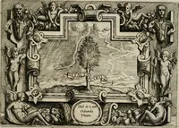 An illustration from Di Battista Pittoni pittore vicentino Imprese di diuersi prencipi, duchi, signori, e d’altri personaggi et huomini letterati et illustri : con alcune stanze del Dolce che dichiarano i motti di esse imprese. (1562)