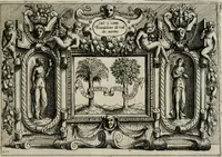 An illustration from Di Battista Pittoni pittore vicentino Imprese di diuersi prencipi, duchi, signori, e d’altri personaggi et huomini letterati et illustri : con alcune stanze del Dolce che dichiarano i motti di esse imprese. (1562)