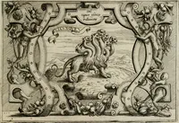 An illustration from Di Battista Pittoni pittore vicentino Imprese di diuersi prencipi, duchi, signori, e d’altri personaggi et huomini letterati et illustri : con alcune stanze del Dolce che dichiarano i motti di esse imprese. (1562)