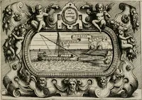 An illustration from Di Battista Pittoni pittore vicentino Imprese di diuersi prencipi, duchi, signori, e d’altri personaggi et huomini letterati et illustri : con alcune stanze del Dolce che dichiarano i motti di esse imprese. (1562)