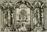 An illustration from Di Battista Pittoni pittore vicentino Imprese di diuersi prencipi, duchi, signori, e d’altri personaggi et huomini letterati et illustri : con alcune stanze del Dolce che dichiarano i motti di esse imprese. (1562)