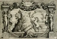 Picture 61 of 73 from Di Battista Pittoni pittore vicentino Imprese di diuersi prencipi, duchi, signori, e d’altri personaggi et huomini letterati et illustri : con alcune stanze del Dolce che dichiarano i motti di esse imprese. (1562), leaf 180