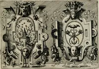 An illustration from Di Battista Pittoni pittore vicentino Imprese di diuersi prencipi, duchi, signori, e d’altri personaggi et huomini letterati et illustri : con alcune stanze del Dolce che dichiarano i motti di esse imprese. (1562)