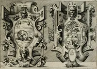 An illustration from Di Battista Pittoni pittore vicentino Imprese di diuersi prencipi, duchi, signori, e d’altri personaggi et huomini letterati et illustri : con alcune stanze del Dolce che dichiarano i motti di esse imprese. (1562)