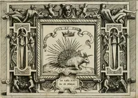 An illustration from Di Battista Pittoni pittore vicentino Imprese di diuersi prencipi, duchi, signori, e d’altri personaggi et huomini letterati et illustri : con alcune stanze del Dolce che dichiarano i motti di esse imprese. (1562)
