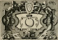An illustration from Di Battista Pittoni pittore vicentino Imprese di diuersi prencipi, duchi, signori, e d’altri personaggi et huomini letterati et illustri : con alcune stanze del Dolce che dichiarano i motti di esse imprese. (1562)