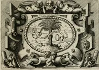 An illustration from Di Battista Pittoni pittore vicentino Imprese di diuersi prencipi, duchi, signori, e d’altri personaggi et huomini letterati et illustri : con alcune stanze del Dolce che dichiarano i motti di esse imprese. (1562)