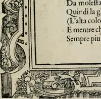 An illustration from Di Battista Pittoni pittore vicentino Imprese di diuersi prencipi, duchi, signori, e d’altri personaggi et huomini letterati et illustri : con alcune stanze del Dolce che dichiarano i motti di esse imprese. (1562)