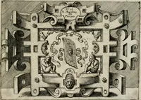 An illustration from Di Battista Pittoni pittore vicentino Imprese di diuersi prencipi, duchi, signori, e d’altri personaggi et huomini letterati et illustri : con alcune stanze del Dolce che dichiarano i motti di esse imprese. (1562)