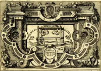An illustration from Di Battista Pittoni pittore vicentino ano. M.D.LXVIII Impresse di diversi prencipi, dvchi, signori, e d'altri personaggi et hvomini letterati et illvstri. Con priuillegio di Venetia per anni XV. Con alcune stanze del Dolce che dichiarano i motti di esse imprese (1562)