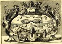 An illustration from Di Battista Pittoni pittore vicentino ano. M.D.LXVIII Impresse di diversi prencipi, dvchi, signori, e d'altri personaggi et hvomini letterati et illvstri. Con priuillegio di Venetia per anni XV. Con alcune stanze del Dolce che dichiarano i motti di esse imprese (1562)