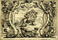An illustration from Di Battista Pittoni pittore vicentino ano. M.D.LXVIII Impresse di diversi prencipi, dvchi, signori, e d'altri personaggi et hvomini letterati et illvstri. Con priuillegio di Venetia per anni XV. Con alcune stanze del Dolce che dichiarano i motti di esse imprese (1562)