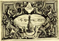 An illustration from Di Battista Pittoni pittore vicentino ano. M.D.LXVIII Impresse di diversi prencipi, dvchi, signori, e d'altri personaggi et hvomini letterati et illvstri. Con priuillegio di Venetia per anni XV. Con alcune stanze del Dolce che dichiarano i motti di esse imprese (1562)
