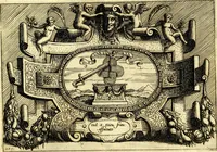 An illustration from Di Battista Pittoni pittore vicentino ano. M.D.LXVIII Impresse di diversi prencipi, dvchi, signori, e d'altri personaggi et hvomini letterati et illvstri. Con priuillegio di Venetia per anni XV. Con alcune stanze del Dolce che dichiarano i motti di esse imprese (1562)