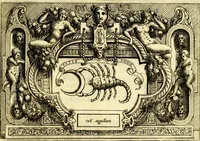 An illustration from Di Battista Pittoni pittore vicentino ano. M.D.LXVIII Impresse di diversi prencipi, dvchi, signori, e d'altri personaggi et hvomini letterati et illvstri. Con priuillegio di Venetia per anni XV. Con alcune stanze del Dolce che dichiarano i motti di esse imprese (1562)