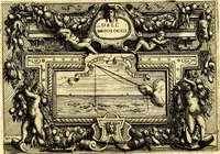 An illustration from Di Battista Pittoni pittore vicentino ano. M.D.LXVIII Impresse di diversi prencipi, dvchi, signori, e d'altri personaggi et hvomini letterati et illvstri. Con priuillegio di Venetia per anni XV. Con alcune stanze del Dolce che dichiarano i motti di esse imprese (1562)