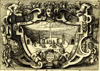 An illustration from Di Battista Pittoni pittore vicentino ano. M.D.LXVIII Impresse di diversi prencipi, dvchi, signori, e d'altri personaggi et hvomini letterati et illvstri. Con priuillegio di Venetia per anni XV. Con alcune stanze del Dolce che dichiarano i motti di esse imprese (1562)
