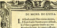 An illustration from Di Battista Pittoni pittore vicentino ano. M.D.LXVIII Impresse di diversi prencipi, dvchi, signori, e d'altri personaggi et hvomini letterati et illvstri. Con priuillegio di Venetia per anni XV. Con alcune stanze del Dolce che dichiarano i motti di esse imprese (1562)