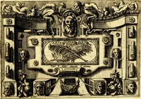 An illustration from Di Battista Pittoni pittore vicentino ano. M.D.LXVIII Impresse di diversi prencipi, dvchi, signori, e d'altri personaggi et hvomini letterati et illvstri. Con priuillegio di Venetia per anni XV. Con alcune stanze del Dolce che dichiarano i motti di esse imprese (1562)