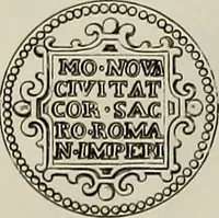 An illustration from Di Camillo e Siro da Correggio e della loro zecca : memorie storico-numismatiche (1870)