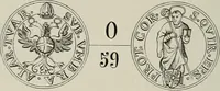 An illustration from Di Camillo e Siro da Correggio e della loro zecca : memorie storico-numismatiche (1870)
