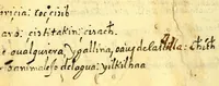 An illustration from [Diccionario de Motul, maya español] (1577)