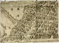 An illustration from Dichiarazioni della pianta dell'antiche Siracuse, e d'alcune scelte medaglie d'esse, e de' principi che quelle possedettero (1613)