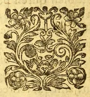 An illustration from Dictionaire de la langue huronne, necessaire à ceux qui n'ont l'intelligence d'icelle, & ont à traiter auec les sauuages du pays. (1632)