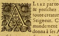 An illustration from Dictionaire de la langue huronne, necessaire à ceux qui n'ont l'intelligence d'icelle, & ont à traiter auec les sauuages du pays. (1632)