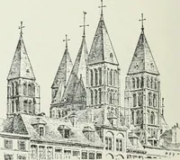 An illustration from A dictionary of architecture and building; biographical, historical and descriptive (1901)