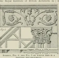 An illustration from A dictionary of architecture and building; biographical, historical and descriptive (1901)