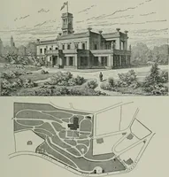 An illustration from A dictionary of architecture and building; biographical, historical and descriptive (1901)
