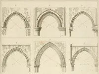 An illustration from A dictionary of the architecture and archaeology of the Middle Ages : including words used by ancient and modern authors in treating of architectural and other antiquities ... : also, biographical notices of ancient architects (1838)
