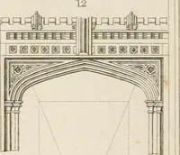 An illustration from A dictionary of the architecture and archaeology of the Middle Ages : including words used by ancient and modern authors in treating of architectural and other antiquities ... : also, biographical notices of ancient architects (1838)