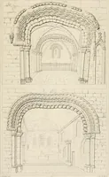 An illustration from A dictionary of the architecture and archaeology of the Middle Ages : including words used by ancient and modern authors in treating of architectural and other antiquities ... : also, biographical notices of ancient architects (1838)