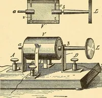 An illustration from A dictionary of electrical words, terms and phrases (1898)