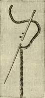 An illustration from The dictionary of needlework : an encyclopaedia of artistic, plain, and fancy needlework dealing fully with the details of all the stitches employed, the method of working, the materials used, the meaning of technical terms, and, where necessary, tracing the origin and history of the various works described (1882)