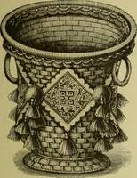 An illustration from The dictionary of needlework : an encyclopaedia of artistic, plain, and fancy needlework dealing fully with the details of all the stitches employed, the method of working, the materials used, the meaning of technical terms, and, where necessary, tracing the origin and history of the various works described (1882)
