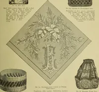 An illustration from The dictionary of needlework : an encyclopaedia of artistic, plain, and fancy needlework dealing fully with the details of all the stitches employed, the method of working, the materials used, the meaning of technical terms, and, where necessary, tracing the origin and history of the various works described (1882)