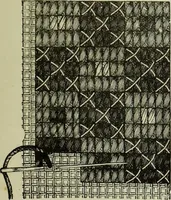 An illustration from The dictionary of needlework : an encyclopaedia of artistic, plain, and fancy needlework dealing fully with the details of all the stitches employed, the method of working, the materials used, the meaning of technical terms, and, where necessary, tracing the origin and history of the various works described (1882)