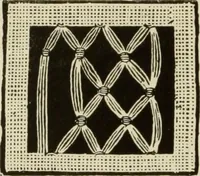 An illustration from The dictionary of needlework : an encyclopaedia of artistic, plain, and fancy needlework dealing fully with the details of all the stitches employed, the method of working, the materials used, the meaning of technical terms, and, where necessary, tracing the origin and history of the various works described (1882)