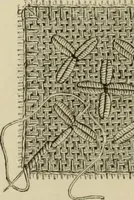 An illustration from The dictionary of needlework : an encyclopaedia of artistic, plain, and fancy needlework dealing fully with the details of all the stitches employed, the method of working, the materials used, the meaning of technical terms, and, where necessary, tracing the origin and history of the various works described (1882)
