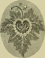 An illustration from The dictionary of needlework : an encyclopaedia of artistic, plain, and fancy needlework dealing fully with the details of all the stitches employed, the method of working, the materials used, the meaning of technical terms, and, where necessary, tracing the origin and history of the various works described (1882)