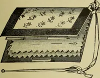 An illustration from The dictionary of needlework : an encyclopaedia of artistic, plain, and fancy needlework dealing fully with the details of all the stitches employed, the method of working, the materials used, the meaning of technical terms, and, where necessary, tracing the origin and history of the various works described (1882)