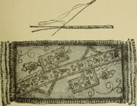 An illustration from The dictionary of needlework : an encyclopaedia of artistic, plain, and fancy needlework dealing fully with the details of all the stitches employed, the method of working, the materials used, the meaning of technical terms, and, where necessary, tracing the origin and history of the various works described (1882)