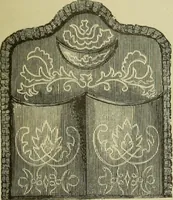 An illustration from The dictionary of needlework : an encyclopaedia of artistic, plain, and fancy needlework dealing fully with the details of all the stitches employed, the method of working, the materials used, the meaning of technical terms, and, where necessary, tracing the origin and history of the various works described (1882)