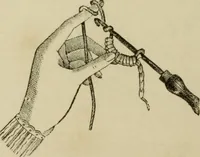 An illustration from The dictionary of needlework : an encyclopaedia of artistic, plain, and fancy needlework dealing fully with the details of all the stitches employed, the method of working, the materials used, the meaning of technical terms, and, where necessary, tracing the origin and history of the various works described (1882)