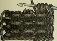 An illustration from The dictionary of needlework : an encyclopaedia of artistic, plain, and fancy needlework dealing fully with the details of all the stitches employed, the method of working, the materials used, the meaning of technical terms, and, where necessary, tracing the origin and history of the various works described (1882)