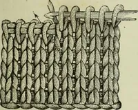 An illustration from The dictionary of needlework : an encyclopaedia of artistic, plain, and fancy needlework dealing fully with the details of all the stitches employed, the method of working, the materials used, the meaning of technical terms, and, where necessary, tracing the origin and history of the various works described (1882)