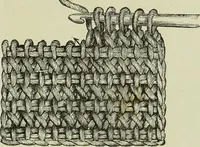 An illustration from The dictionary of needlework : an encyclopaedia of artistic, plain, and fancy needlework dealing fully with the details of all the stitches employed, the method of working, the materials used, the meaning of technical terms, and, where necessary, tracing the origin and history of the various works described (1882)